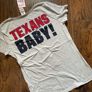 Texans vneck tee by PINK